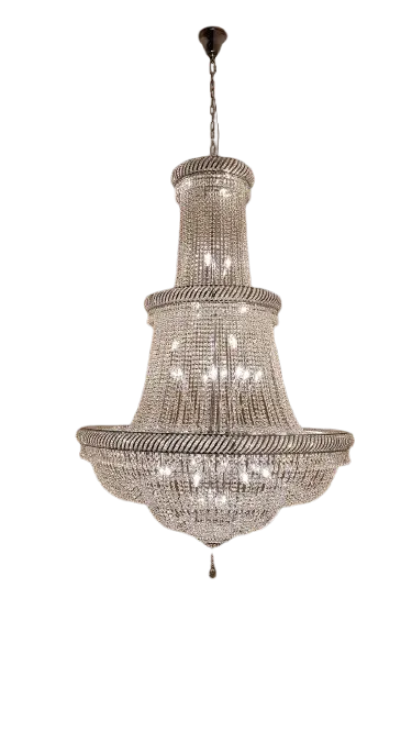 luxury crystal chandelier for a foyer or livingroom